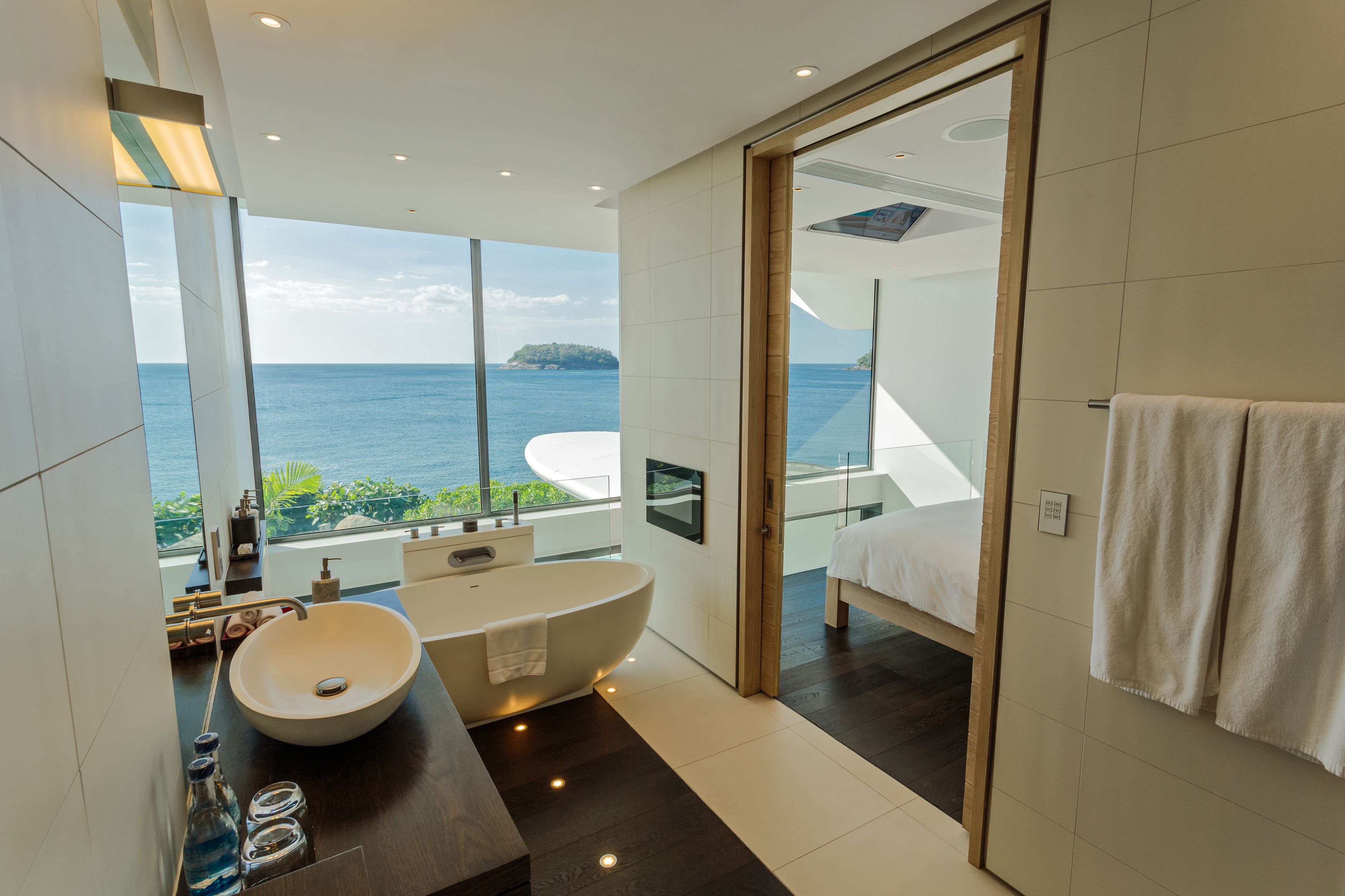 free toiletries, hair dryer, bathrobes, slippers