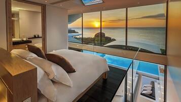 One Bedroom Ocean Pool Loft | Premium bedding, down comforters, pillowtop beds, free minibar items