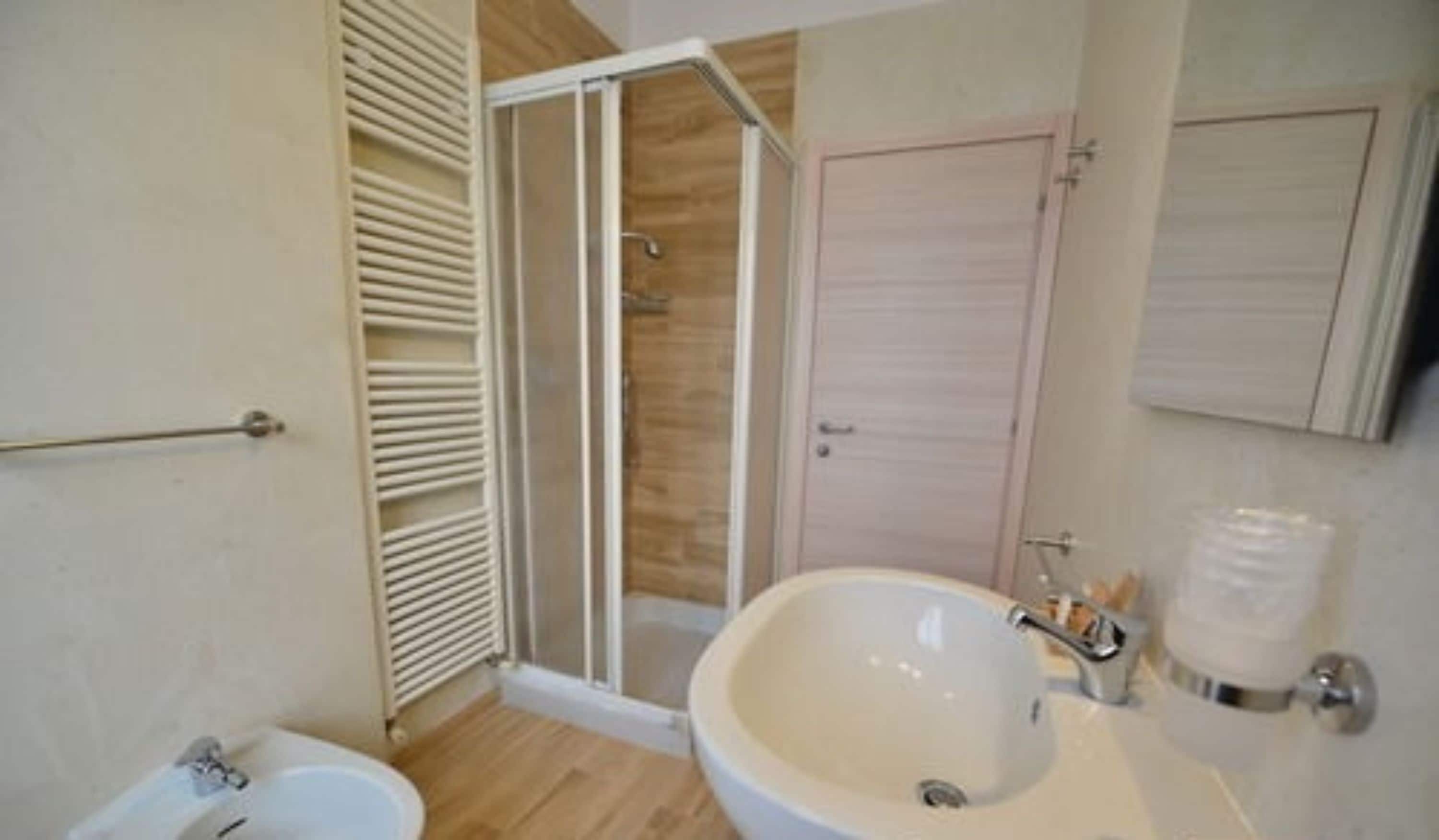 free toiletries, hair dryer, bidet, towels