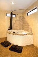 Master Suite, 2 Bedroom | Bathroom | Shower, free toiletries, towels, soap