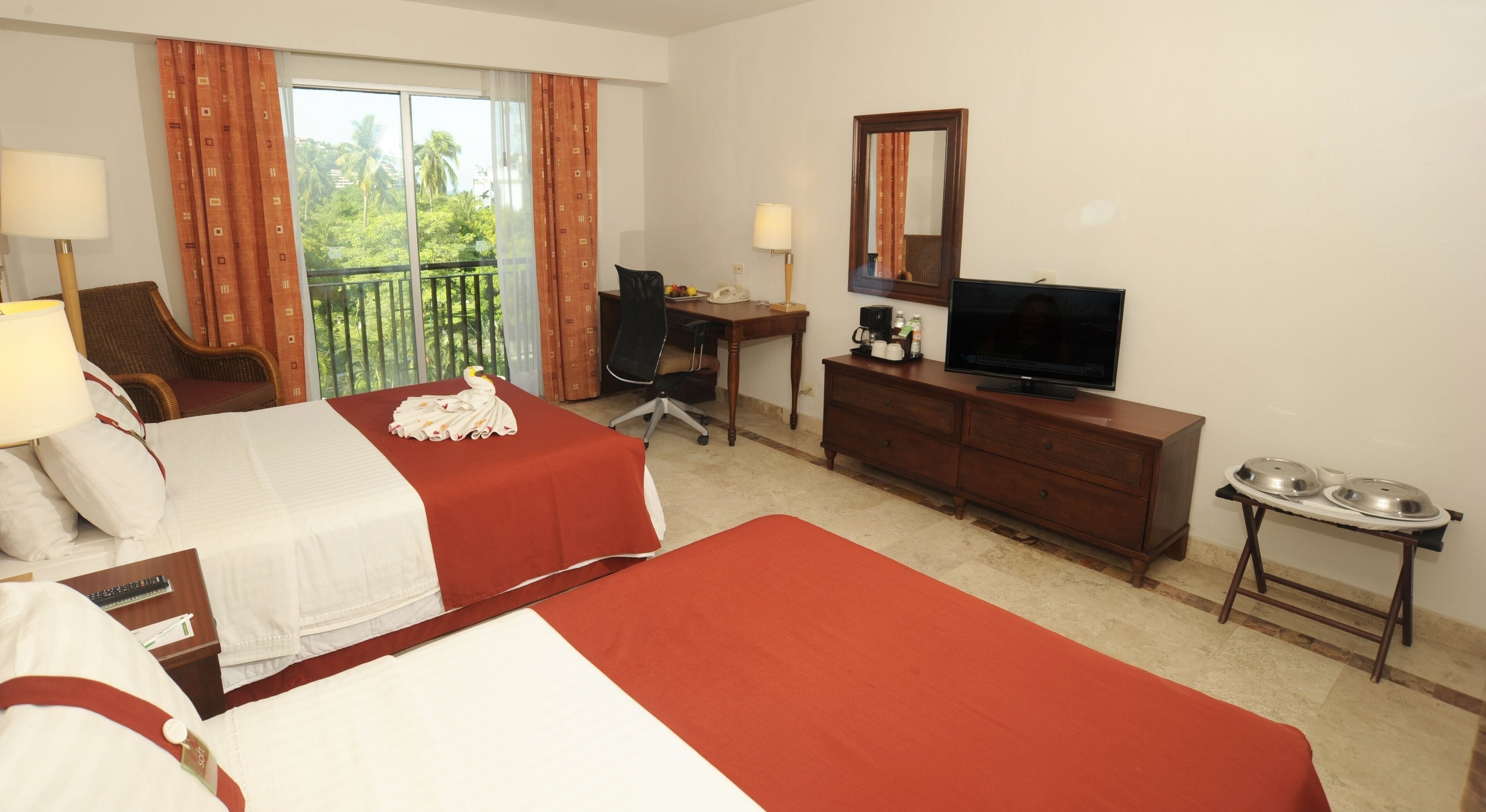 superior room, 2 double beds | view from room