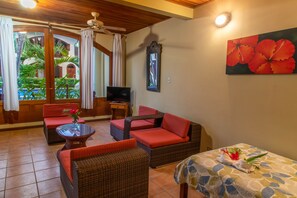 Apartment, 1 Bedroom, Kitchen, Pool View | View from room - Apart Hotel Girasoles (Jaco)