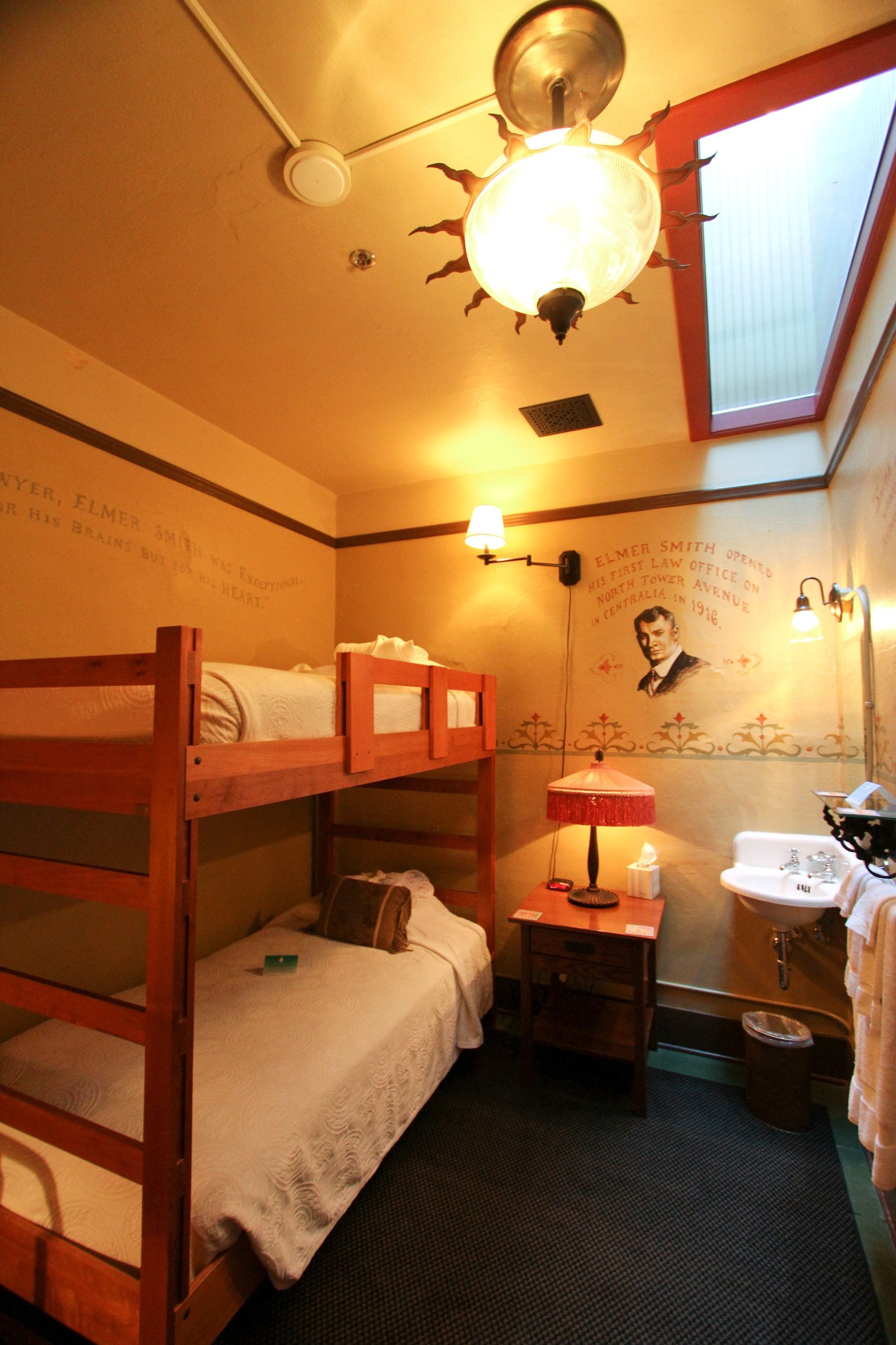 room (1 bunk bed, common bath) | iron/ironing board, free wifi, bed sheets, wheelchair access