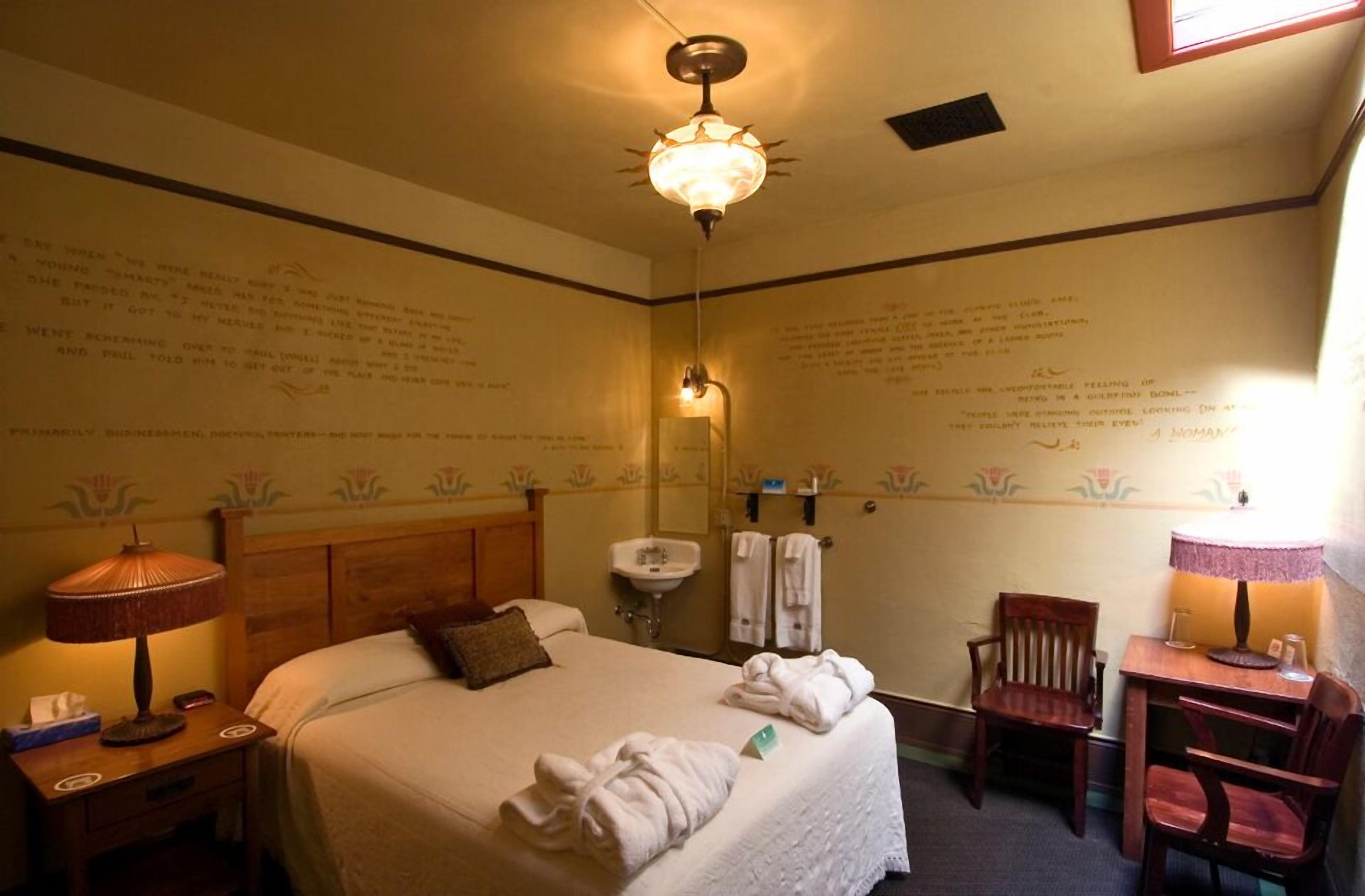 room, 1 queen bed (common bath) | iron/ironing board, free wifi, bed sheets, wheelchair access