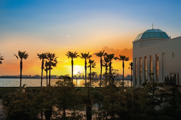 Blick von der Unterkunft