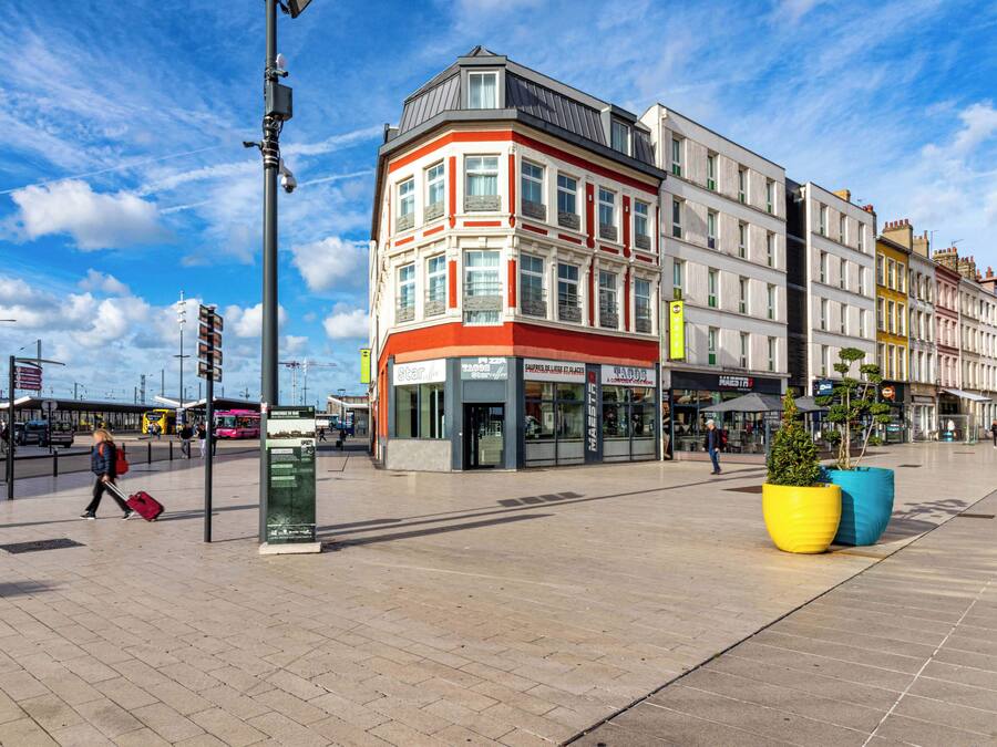 Façana frontal de l'allotjament