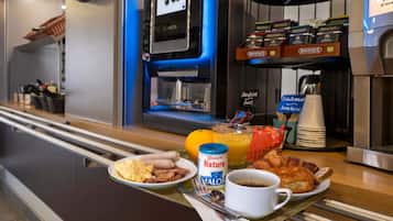 Daily buffet breakfast for a fee