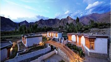 Blick von der Unterkunft