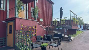 Voorkant van accommodatie