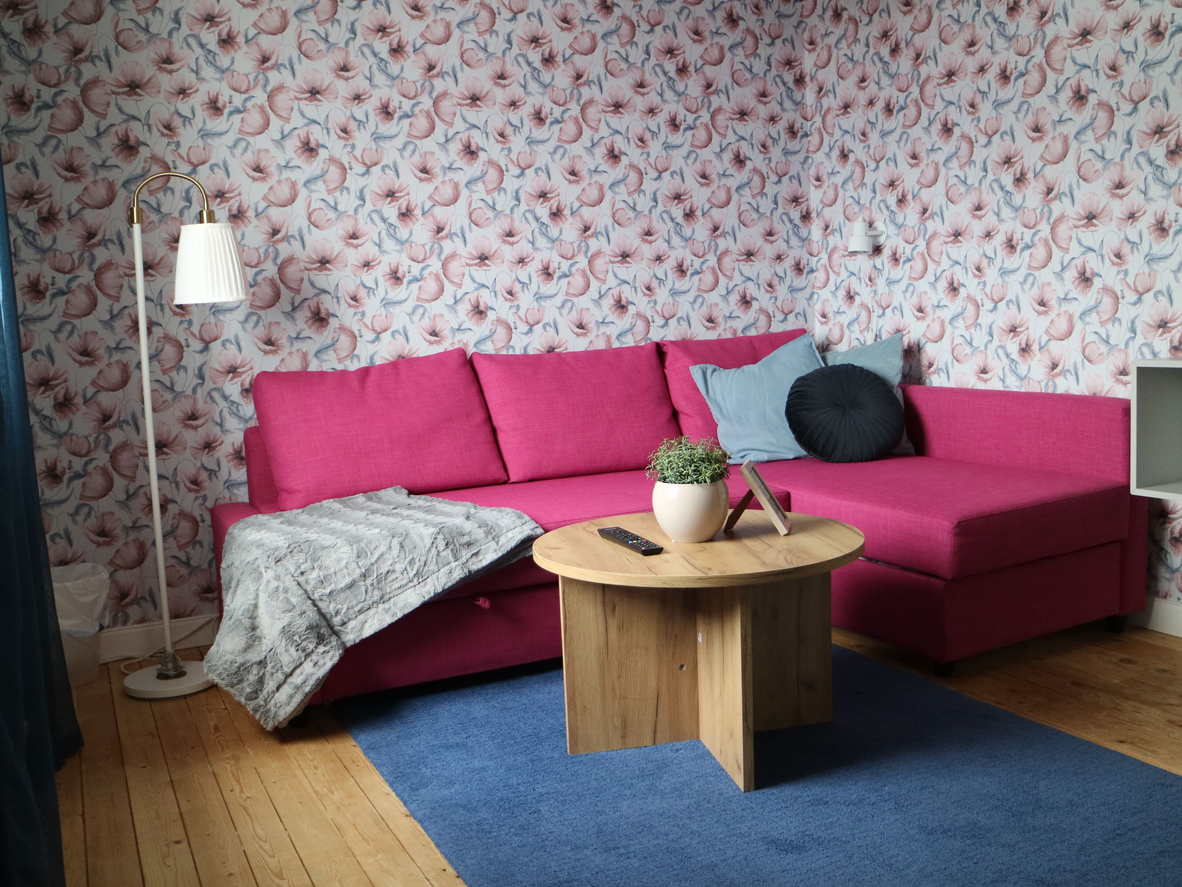 Phòng dành cho gia đình, 1 giường cỡ queen và sofa giường | Trang trí khác biệt, trang bị nội thất với thiết kế riêng biệt 