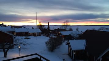 Udsigt fra overnatningsstedet