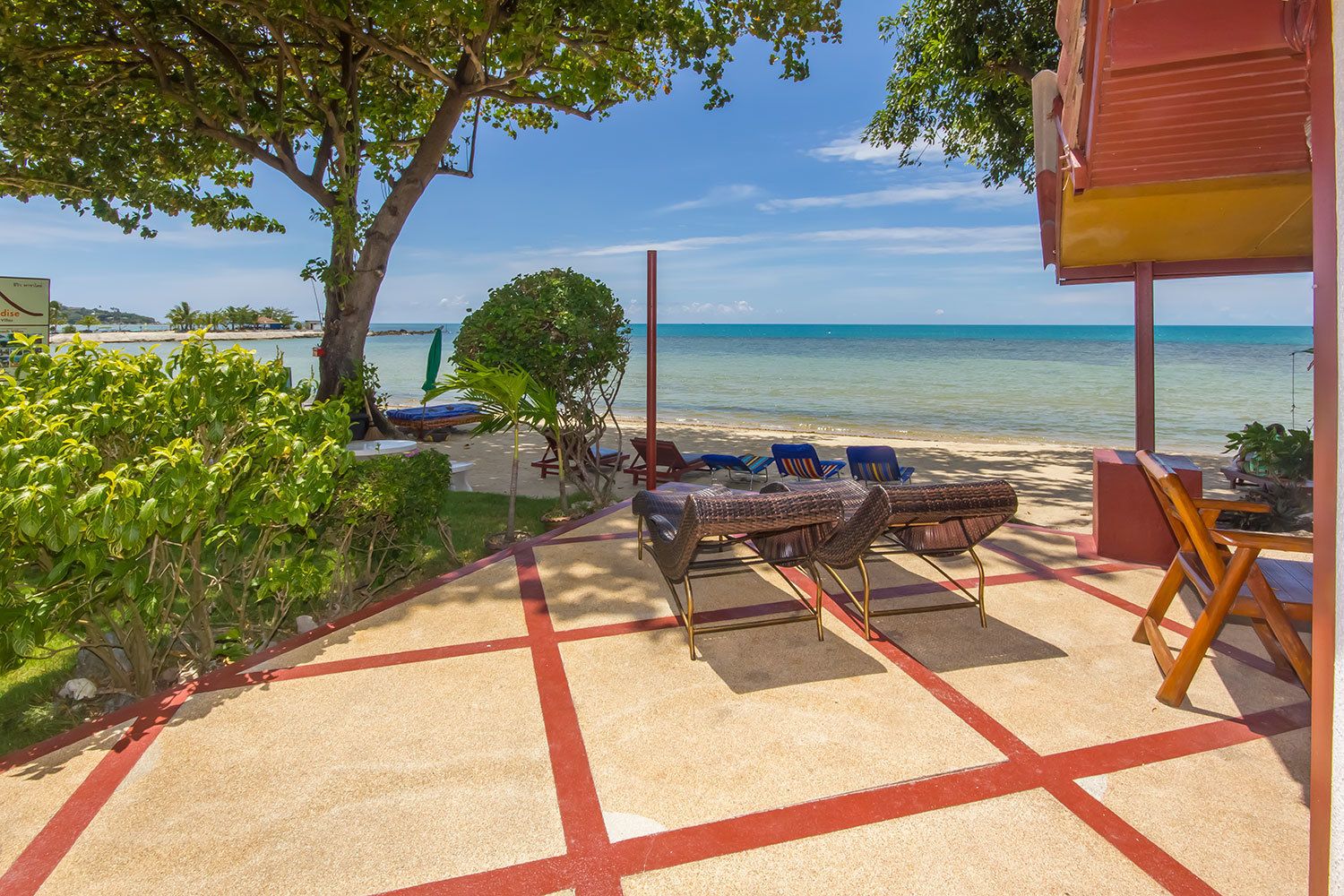 two-bedroom beach front villa | exterior