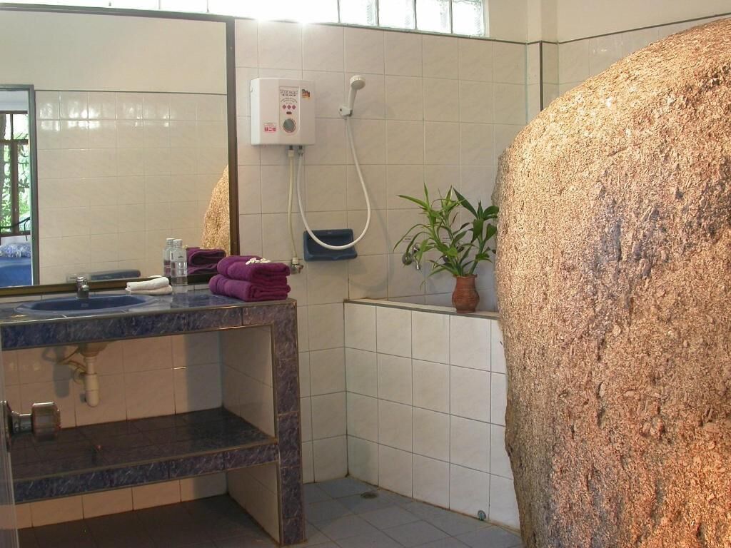 free toiletries, hair dryer, towels