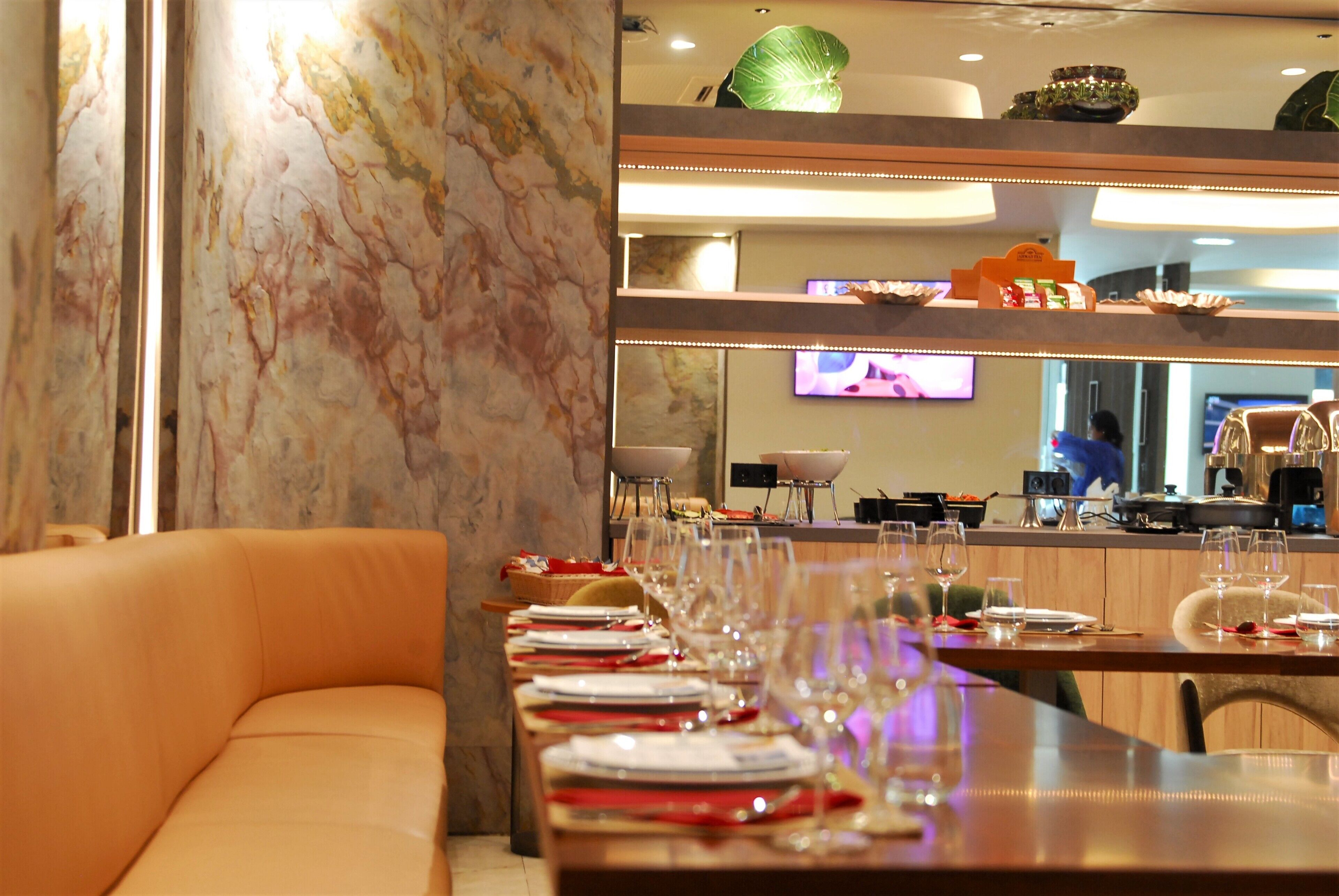 daily buffet breakfast (eur 17.50 per person)