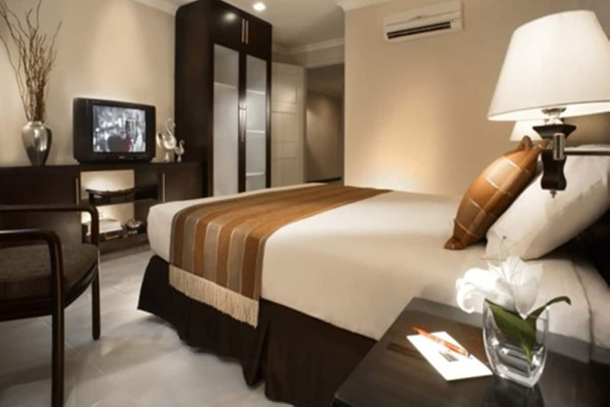 1 habitación, ropa de cama de alta calidad y minibar