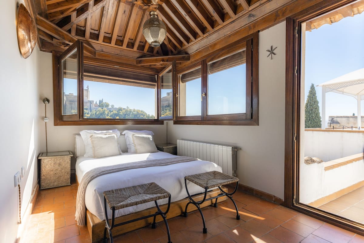 Chambre Double Panoramique, salle de bains privée (Alhambra, Private Terrace)