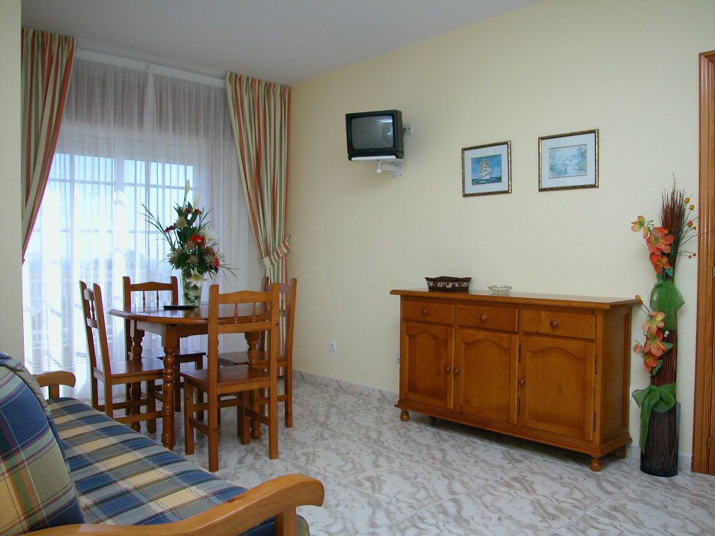 32-inch flat-screen TV with satellite channels, TV