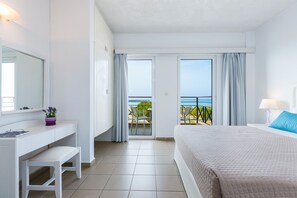 Departamento ejecutivo, vista al mar (Special Offer) | Ropa de cama de alta calidad y caja de seguridad en la habitación 