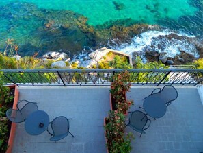 Standard Double Room, Sea View, Oceanfront | Balcony - Hotel Palinuro (Centola)