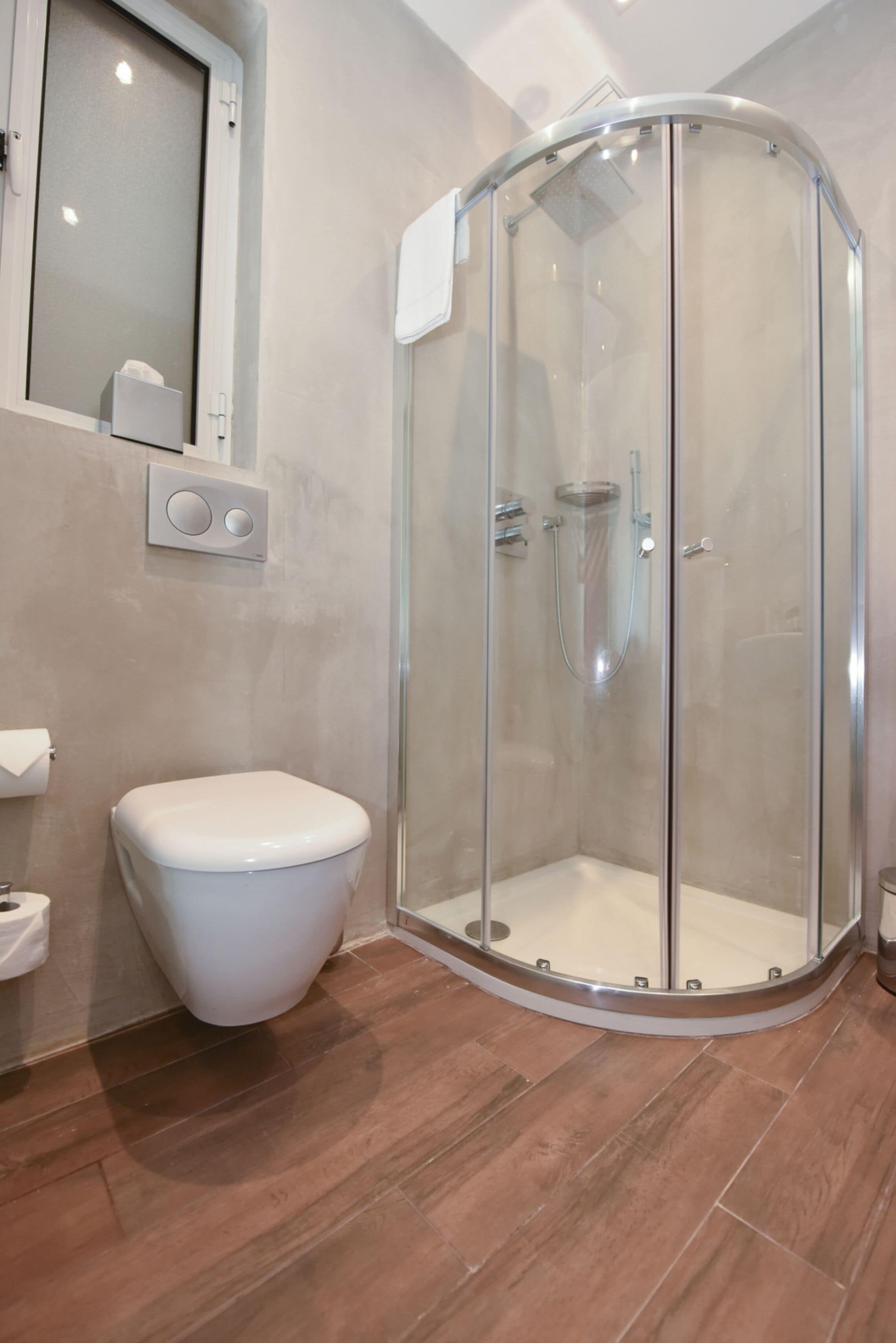 deluxe room (twin beds x2 available on request) | bathroom | designer toiletries, hair dryer, towels, soap