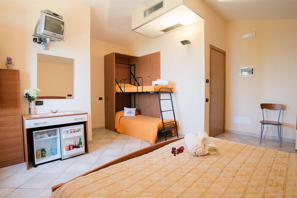 Quadruple Room | Frette Italian sheets, premium bedding, minibar, in-room safe