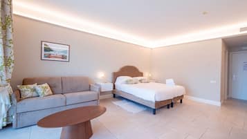 Down comforters, minibar, in-room safe, desk