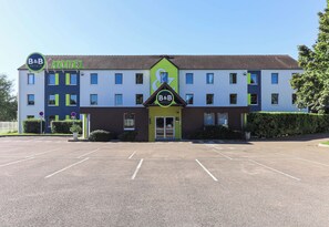 Overnatningsstedets facade