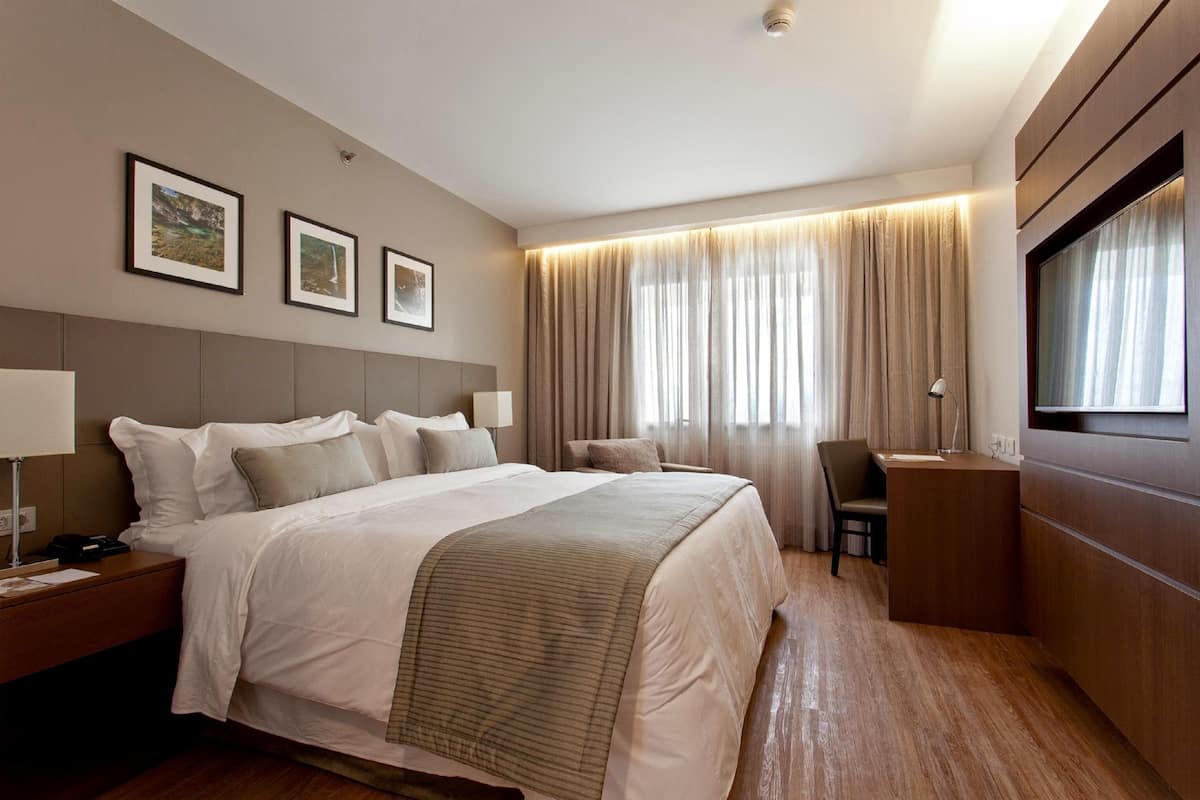 Minibar, in-room safe, desk, blackout curtains