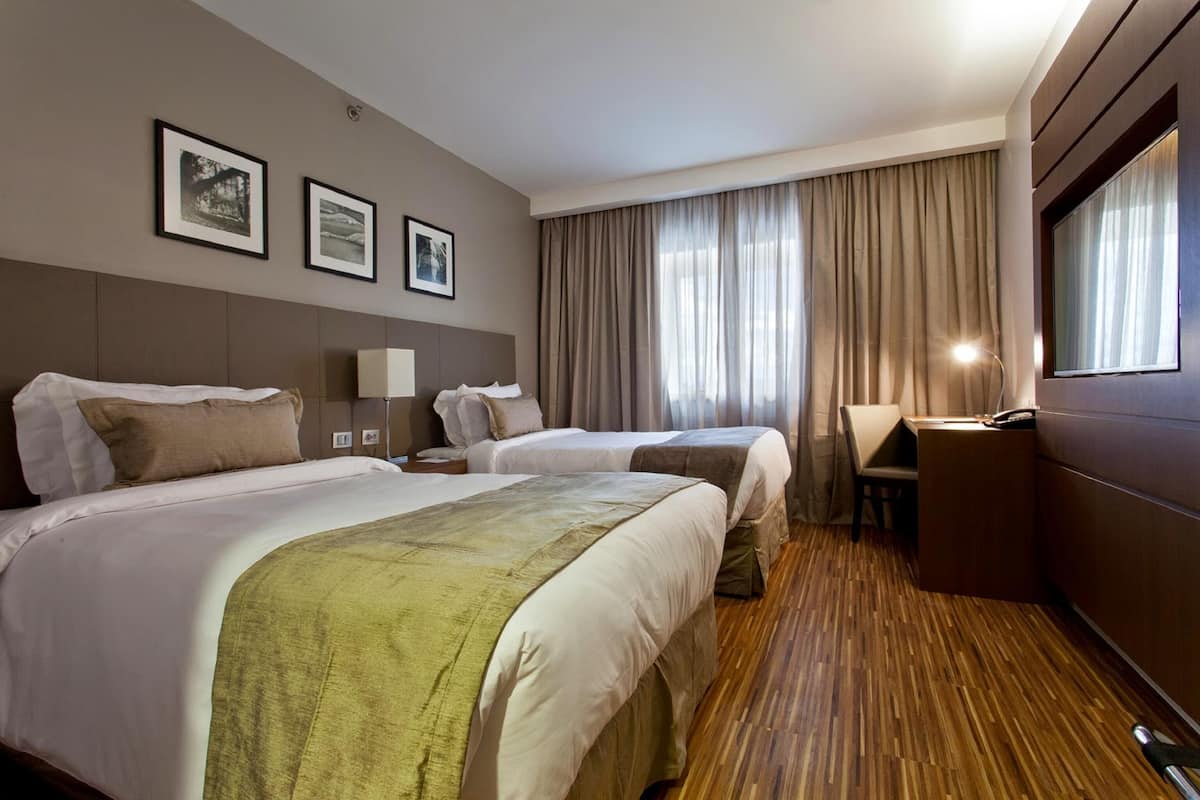 Minibar, in-room safe, desk, blackout curtains