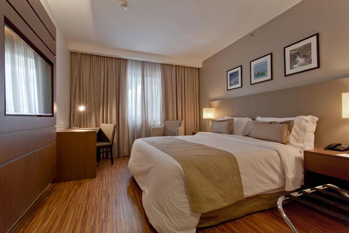 Minibar, in-room safe, desk, blackout curtains