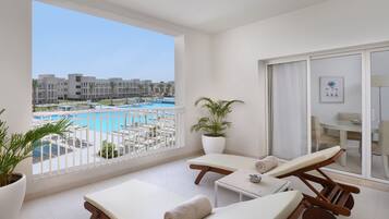 Suite, 1 Queen Bed, Pool View (Aquaviva Suite) | View from room