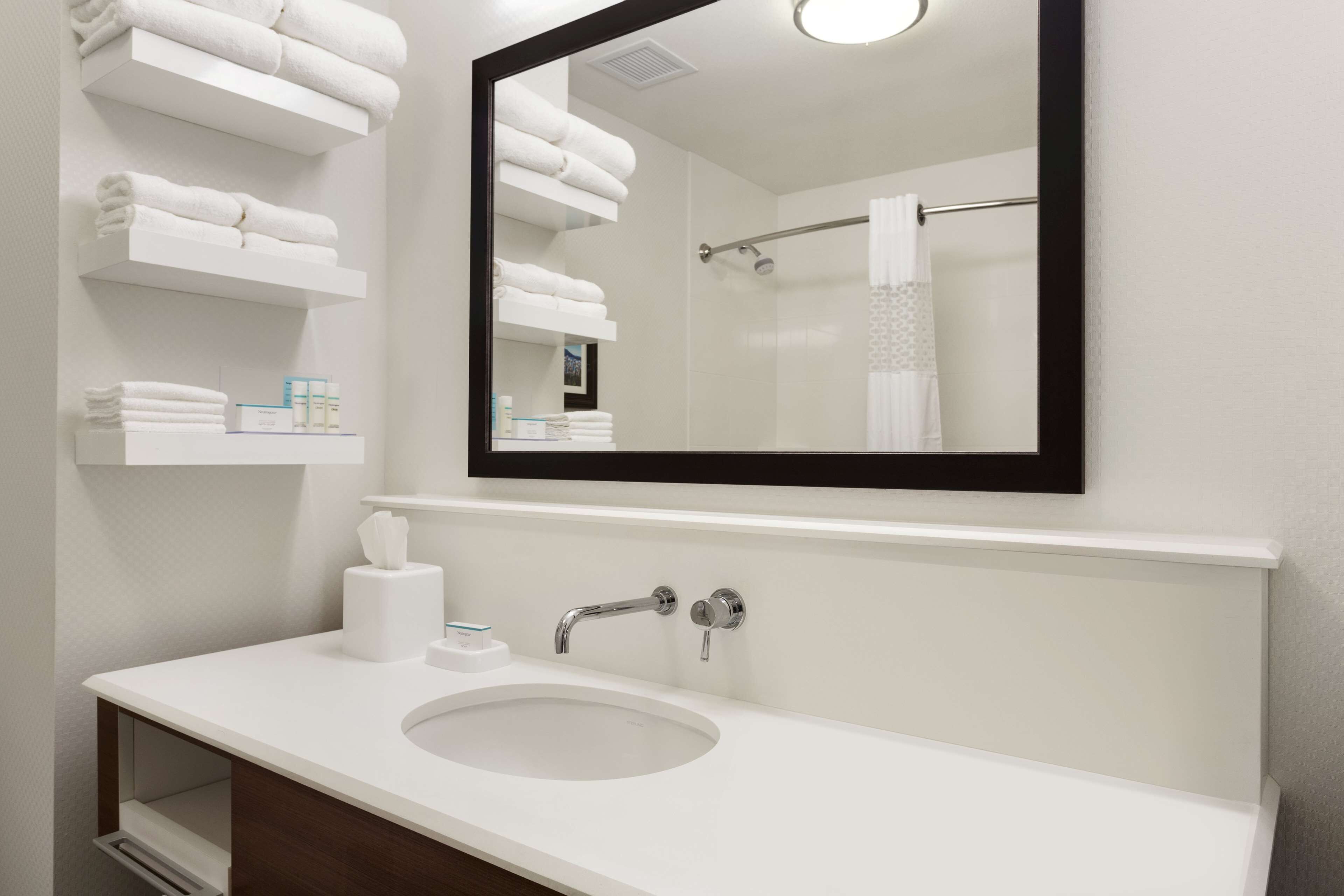 free toiletries, hair dryer, towels, soap