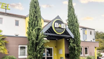 Voorkant van accommodatie