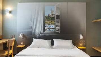 Literie de qualité supérieure, bureau, chambres insonorisées