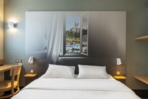 Premium bedding, desk, soundproofing, free WiFi - B&B HOTEL Angers 1 Beaucouzé (Beaucouze)