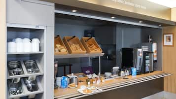 Daily buffet breakfast for a fee