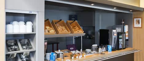 Daily buffet breakfast for a fee