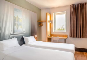 Literie de qualité supérieure, bureau, chambres insonorisées