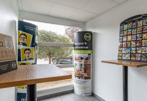 Zona de estar del vestíbulo