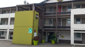 Voorkant van accommodatie