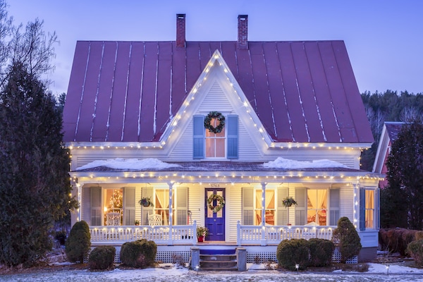 Front of property - evening/night