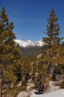 Signature-Villa, 2 Schlafzimmer, Whirlpool, Bergseite | Ausblick vom Zimmer