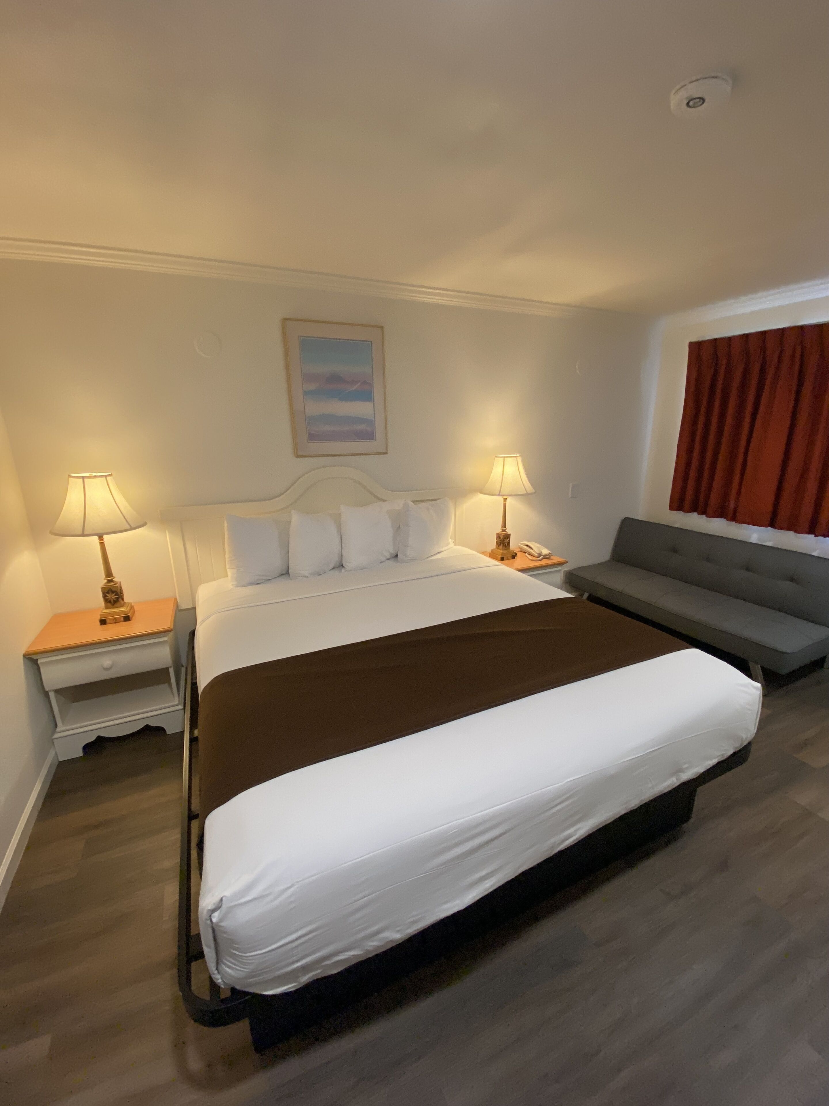 Individually furnished, desk, blackout drapes, soundproofing