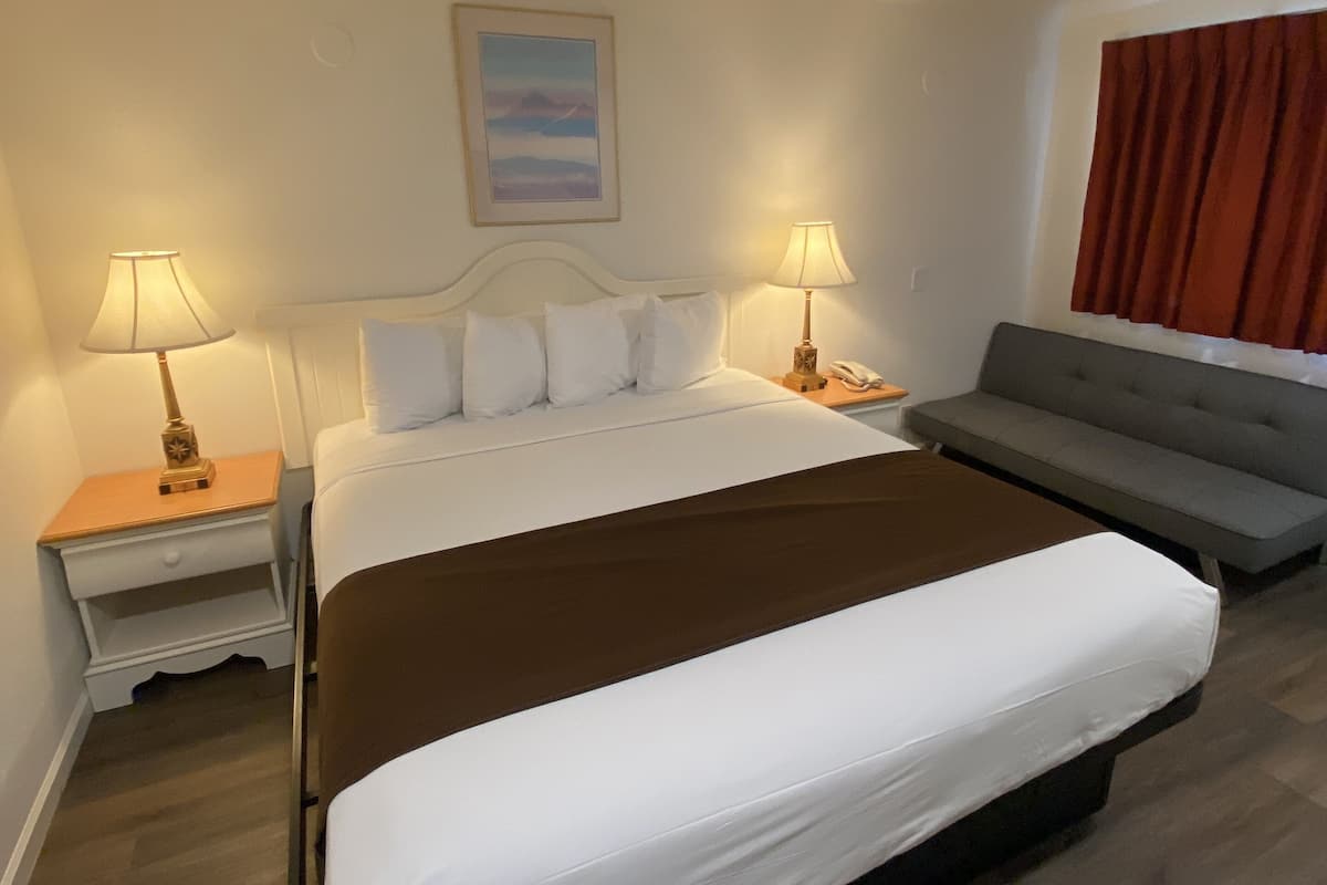 Individually furnished, desk, blackout drapes, soundproofing