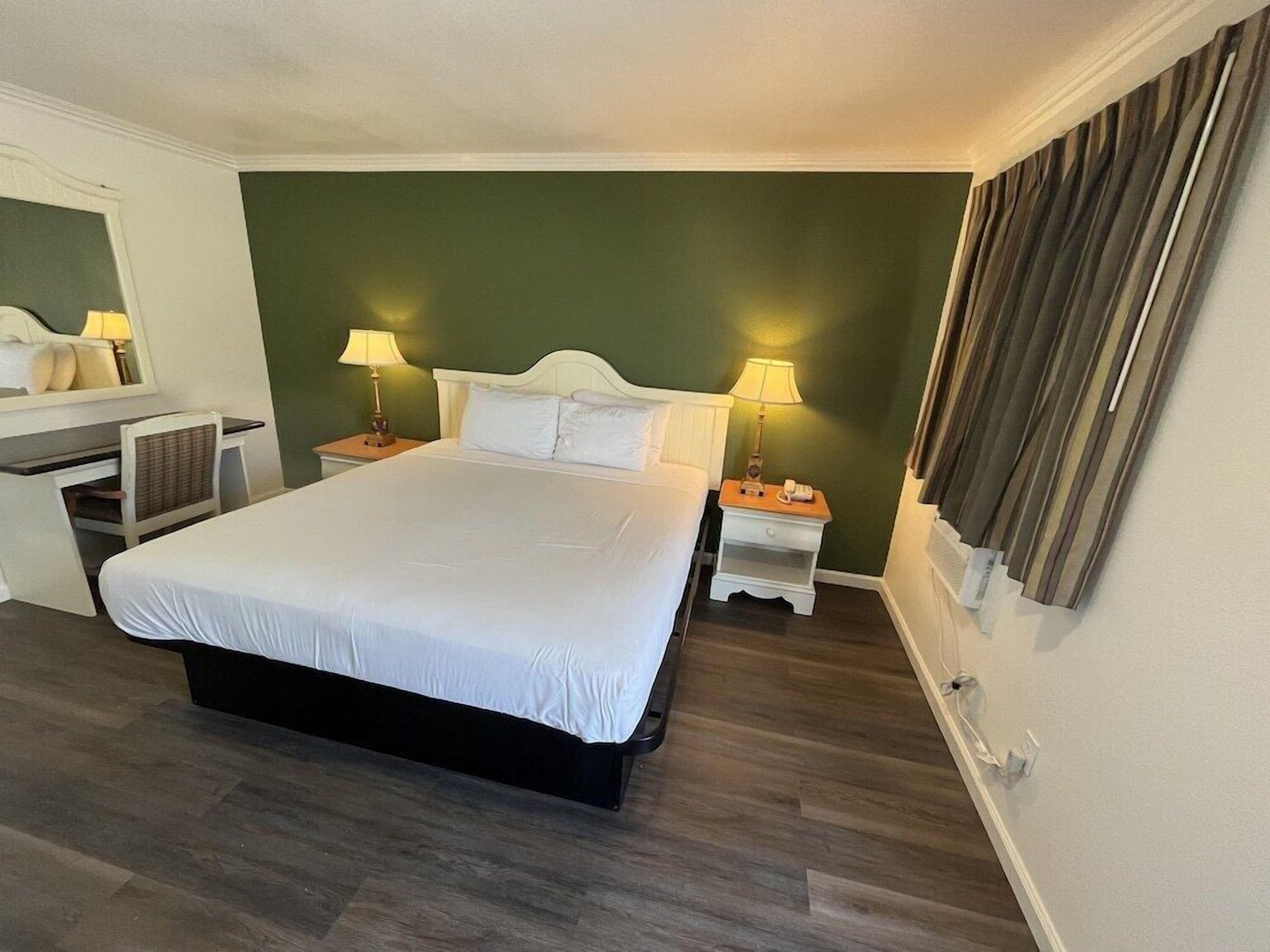 Individually furnished, desk, blackout drapes, soundproofing
