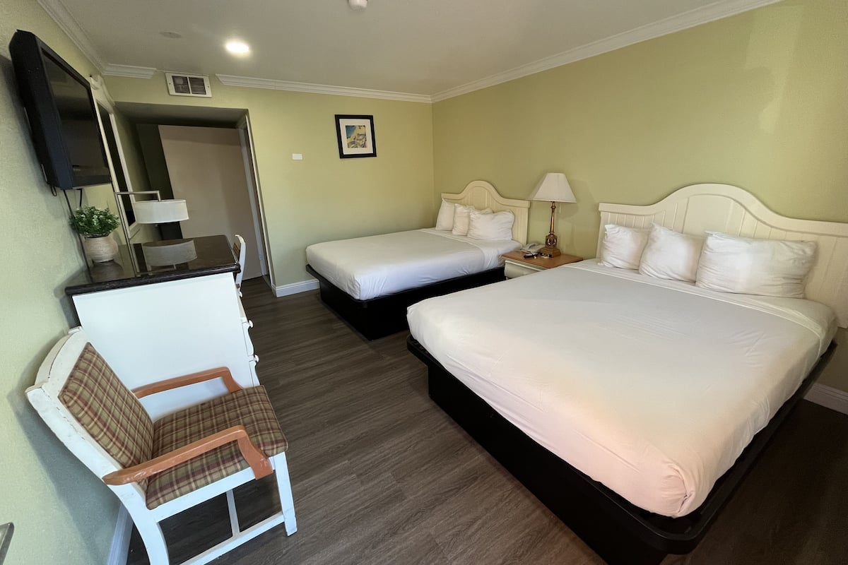 Individually furnished, desk, blackout drapes, soundproofing