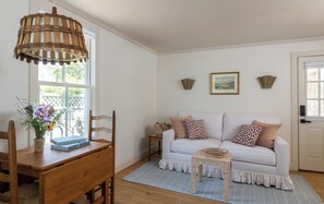 Deluxe Suite, 1 King Bed with Sofa bed | Living area | 32-inch flat-screen TV with cable channels, TV - The Lightkeepers Inn (Edgartown)