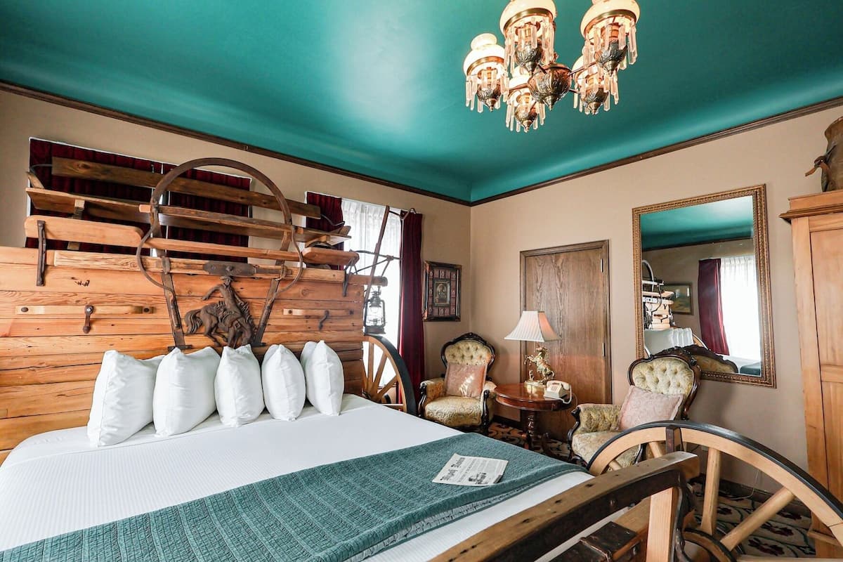 Premium bedding, blackout drapes, soundproofing, iron/ironing board