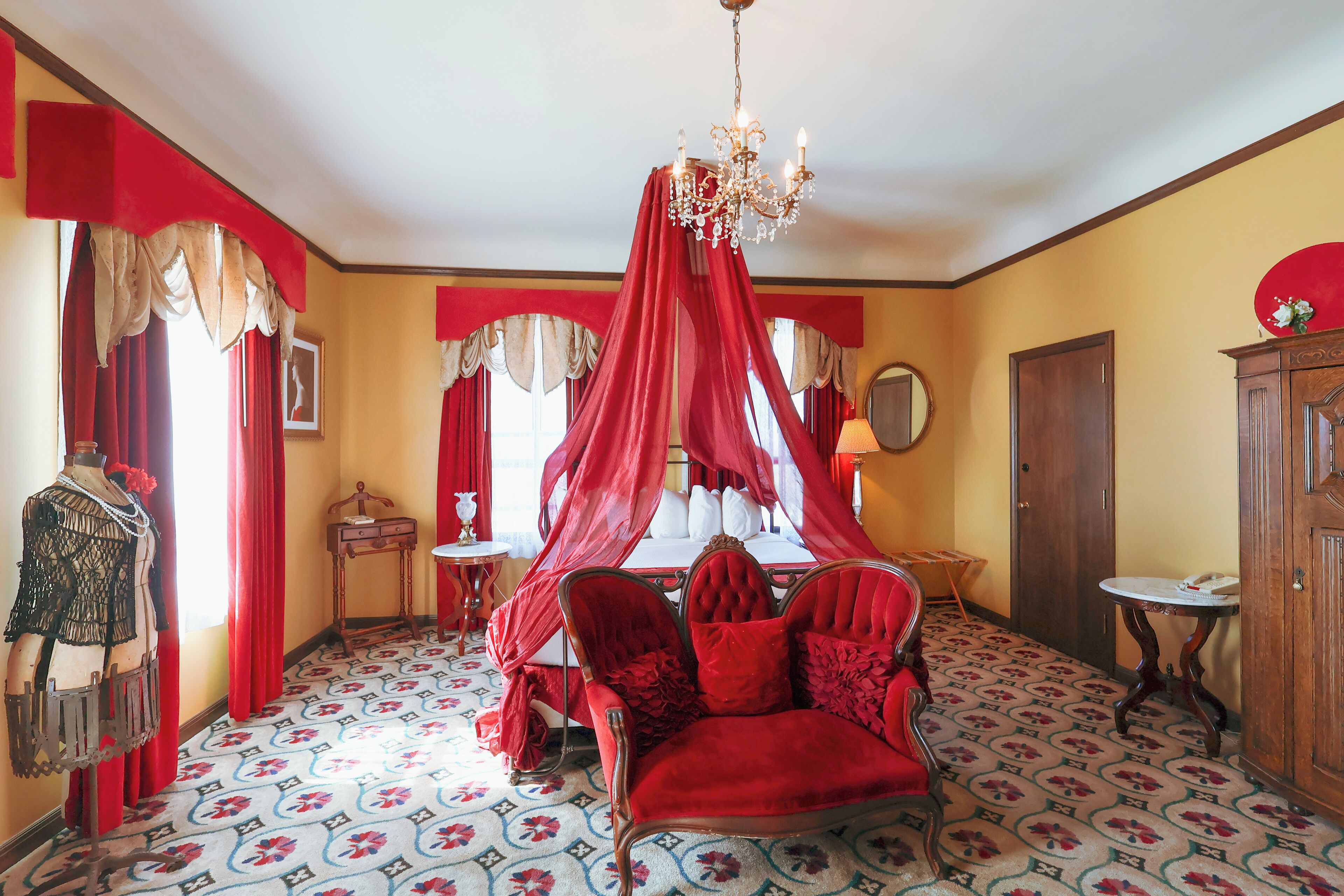 signature suite, 1 king bed (lady in red) | 1 bedroom, premium bedding, individually decorated, blackout curtains
