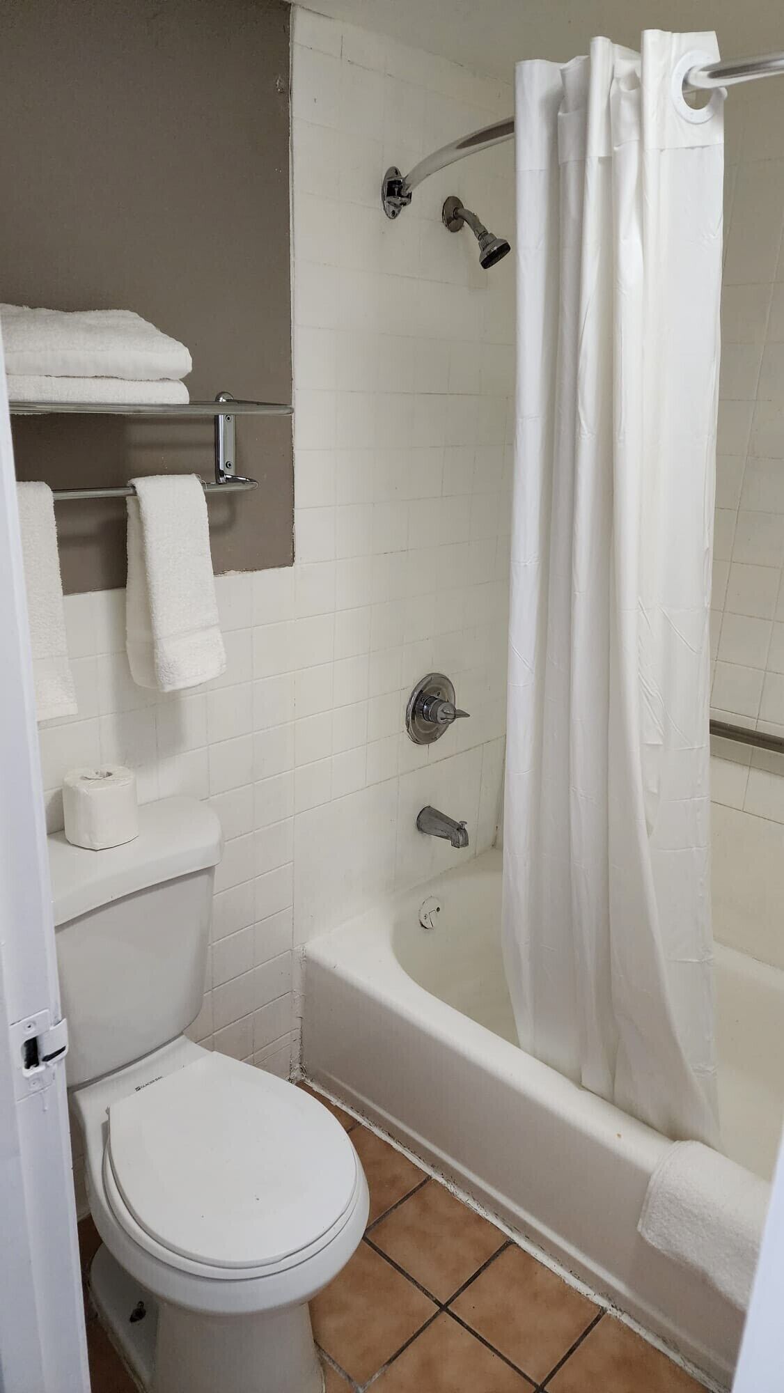 Hair dryer, towels